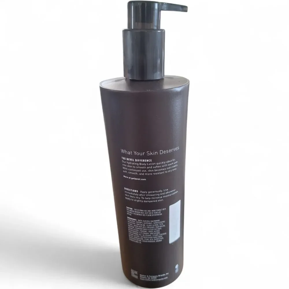 Bevel All Day Body Lotion for Men with Shea Butter and Argan Oil